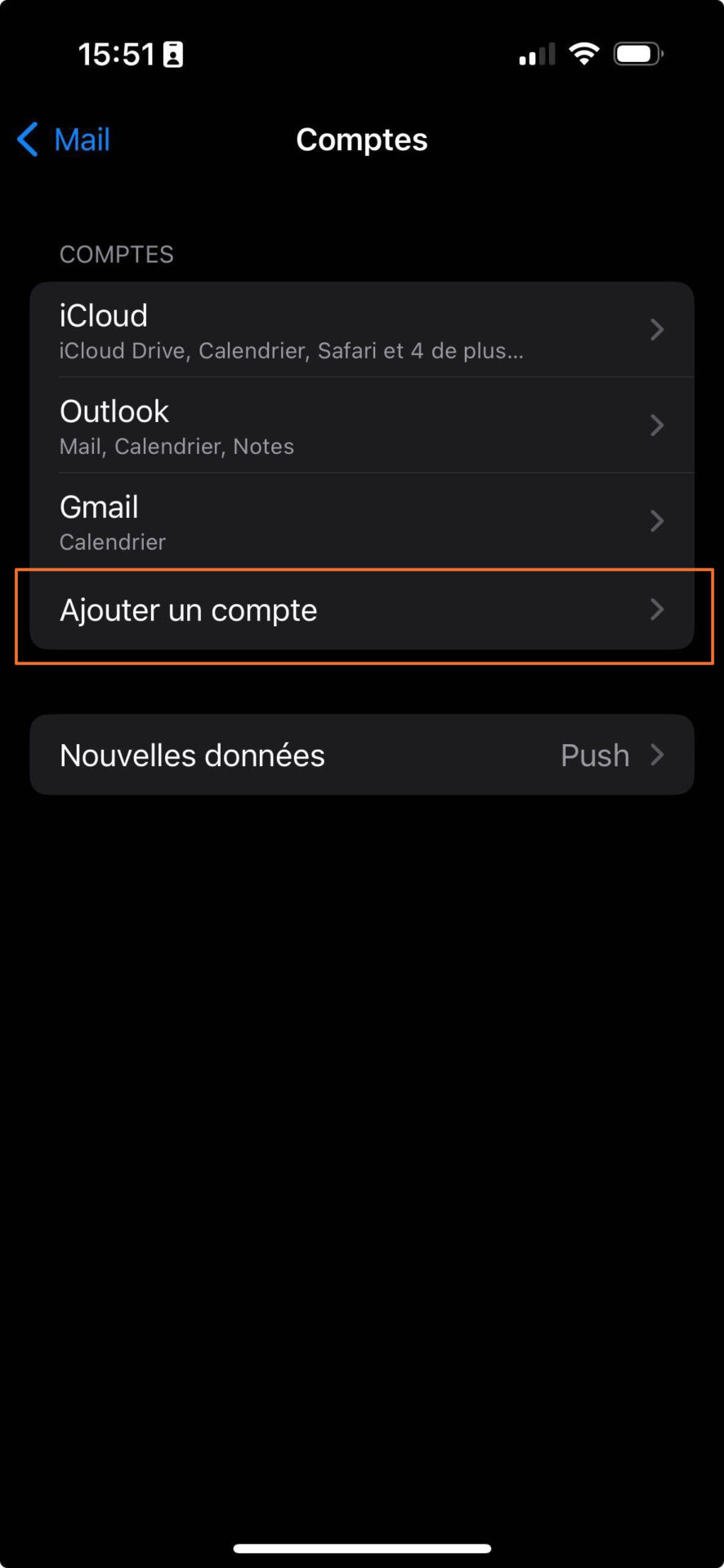 configurer messagerie office 365 iphone